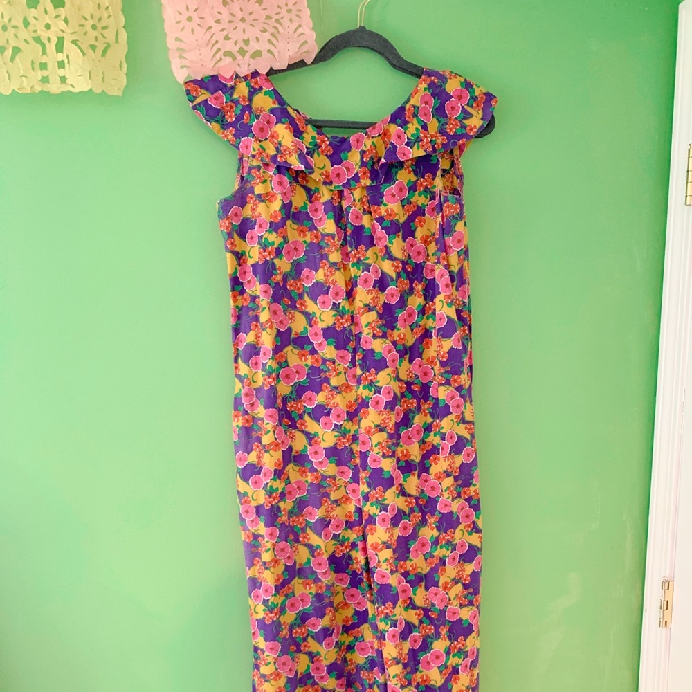 Vintage floral jumpsuit